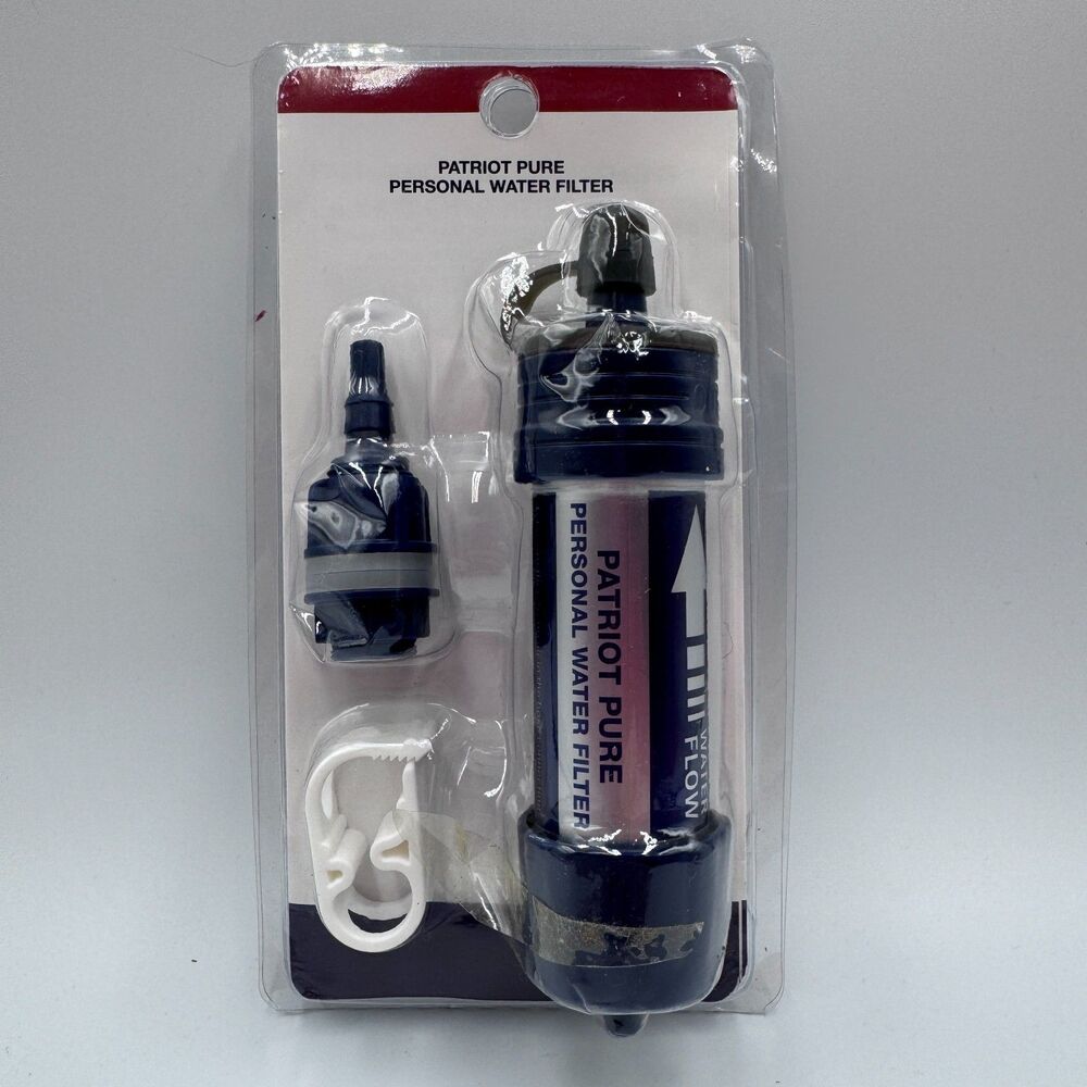 Patriot Pure Personal Water Filter Survival Emergency Camping Sealed NIP